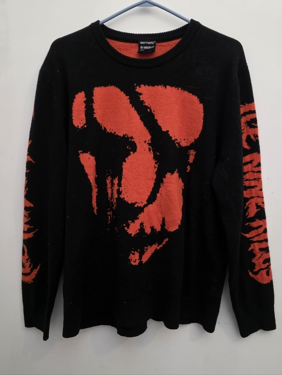 Hot Topic Other - Ice Nine Kills Knit Sweater - Horror Graphic - Silence - Band Merch - Hot Topic
